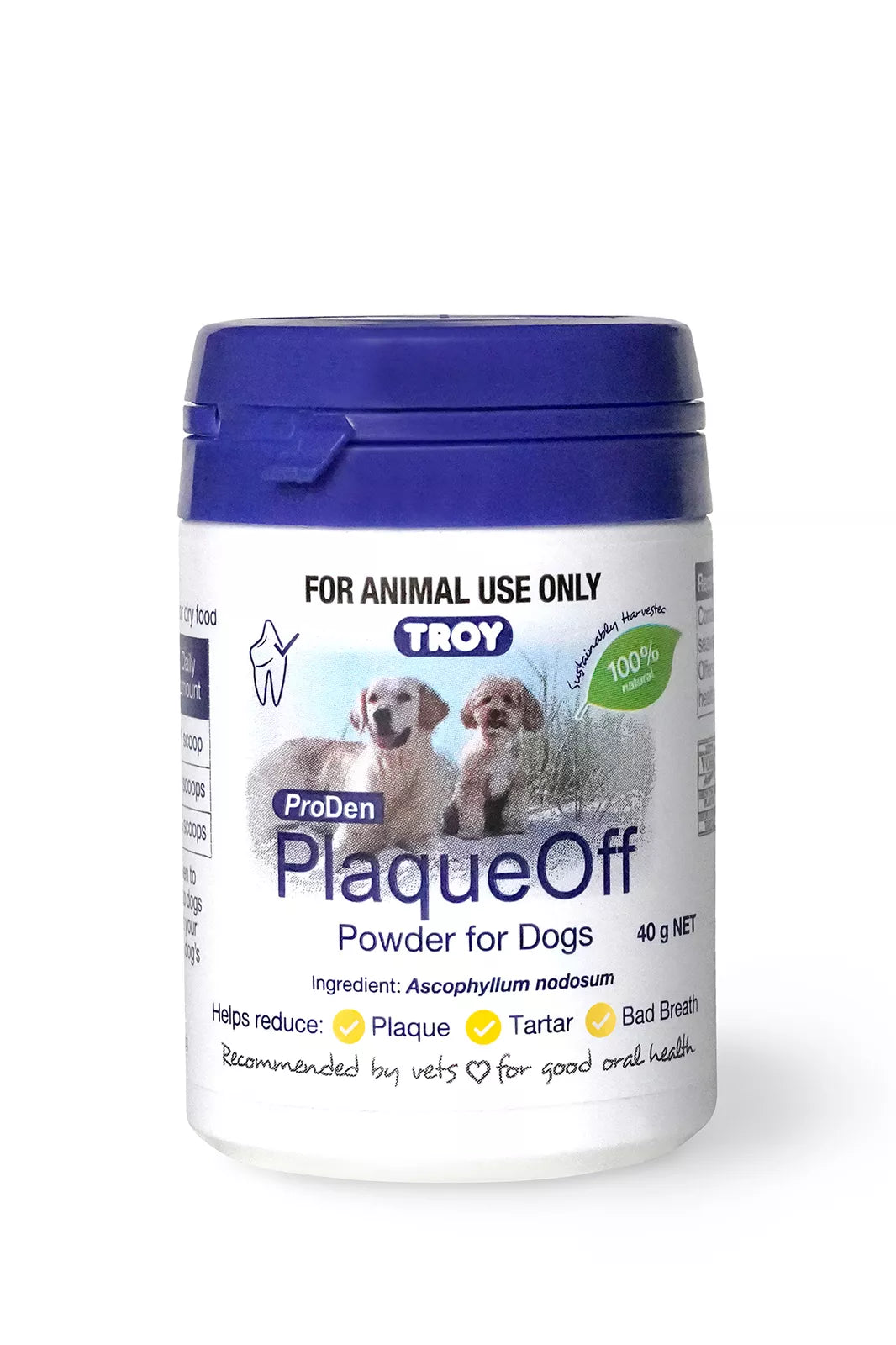 Troy Plaqueoff Dog 40g **