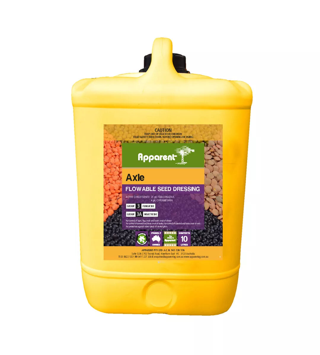 Apparent Axle Tebuconazole 25C 10ltrs **