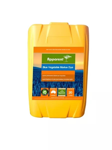 Apparent Blue Vegetable Mark Dye 20lt **
