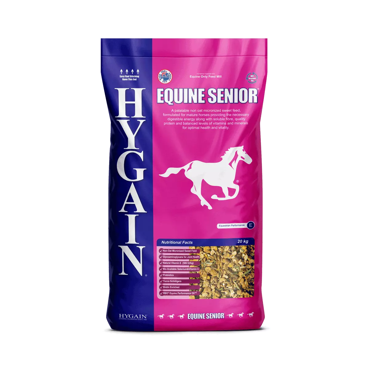 Hygain Equine Senior 20kg (PER)**