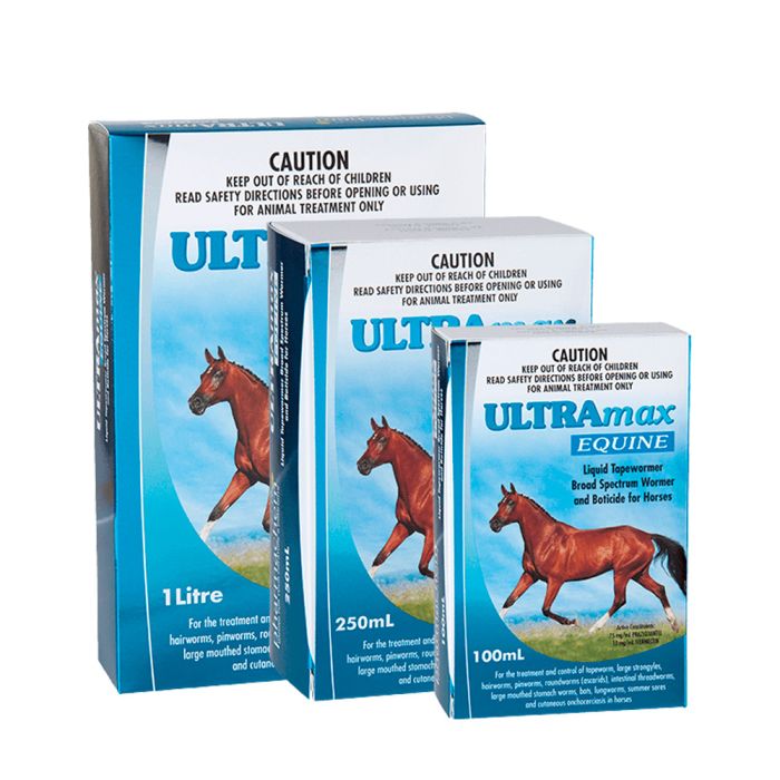 Ultramax Liquid Wormer Horses 1L **@@
