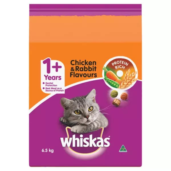 Mars Whiskas Chicken & Rabbit 6.5kgs **