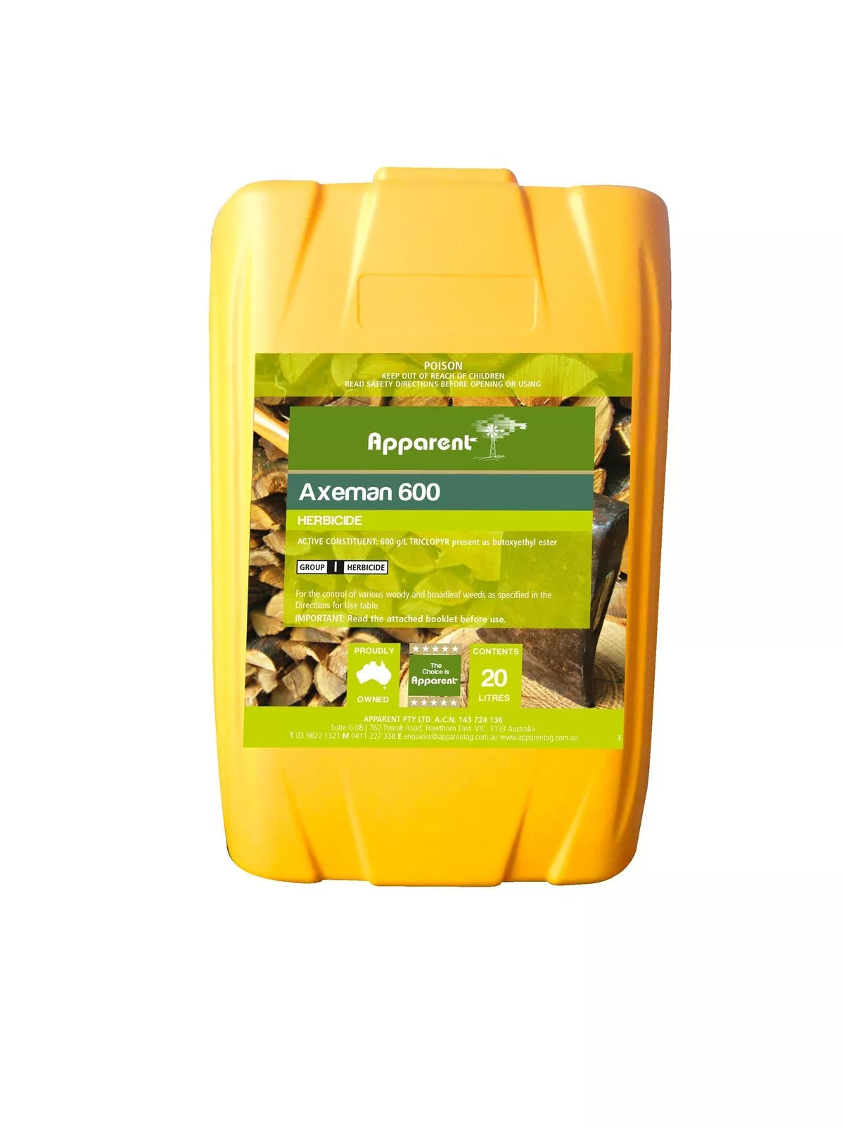 Apparent Axeman 20ltrs (Triclopyr) **