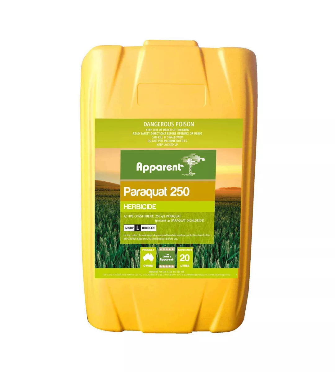 Apparent Paraquat 250 20ltrs **