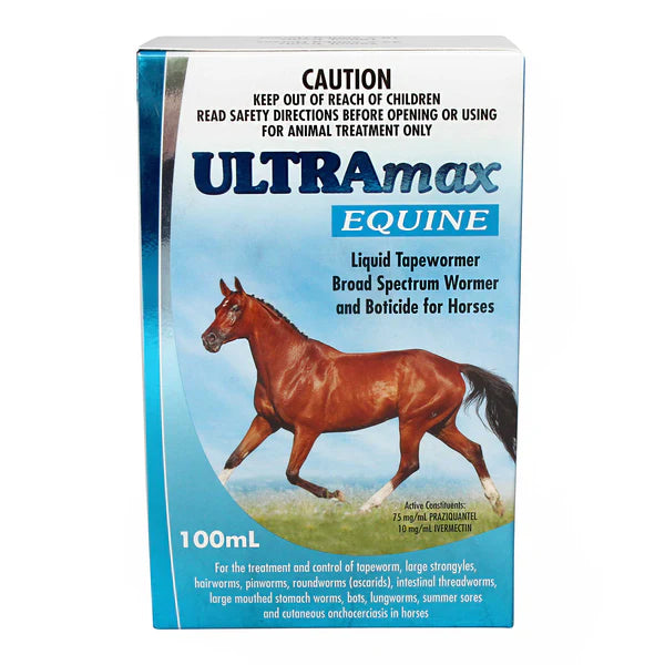 Ultramax Liquid Wormer Horses 100ml **@@