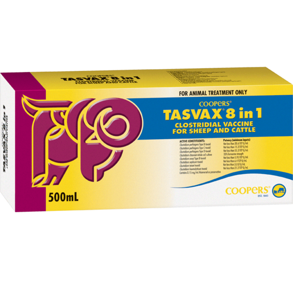 Intervet Coopers Tasvax 8in1 500mls **@@