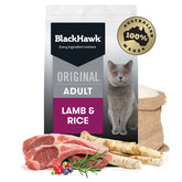 BlackHawk Lamb Cat Food 3kg – High Protein, Balanced & Holistic Nutrition