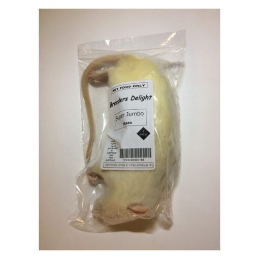 Breeders Delight Frozen Rats - Super Jumbo 1pk