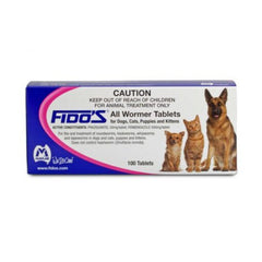 Fidos All Wormer Tablets 10kg 100pk