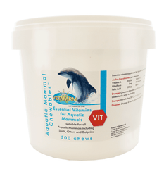 Vetafarm Aquatic Mammal Chew Tabs 500pk - Supplement Seals Otters Dolphins