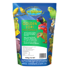 Vetafarm Golden Lori Rice Formula 450g