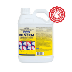 Vetsense Kilverm Pig & Poultry 2.5L - Treat Parasites Strains Pigs, Poultry Fowls Turkey Birds