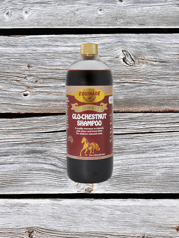 Eqnde Showsilk Glo-Chestnut Shamp 1lt *