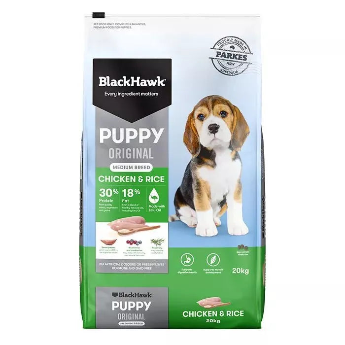 Blackhawk Puppy Med Chicken/Rice 20kg *