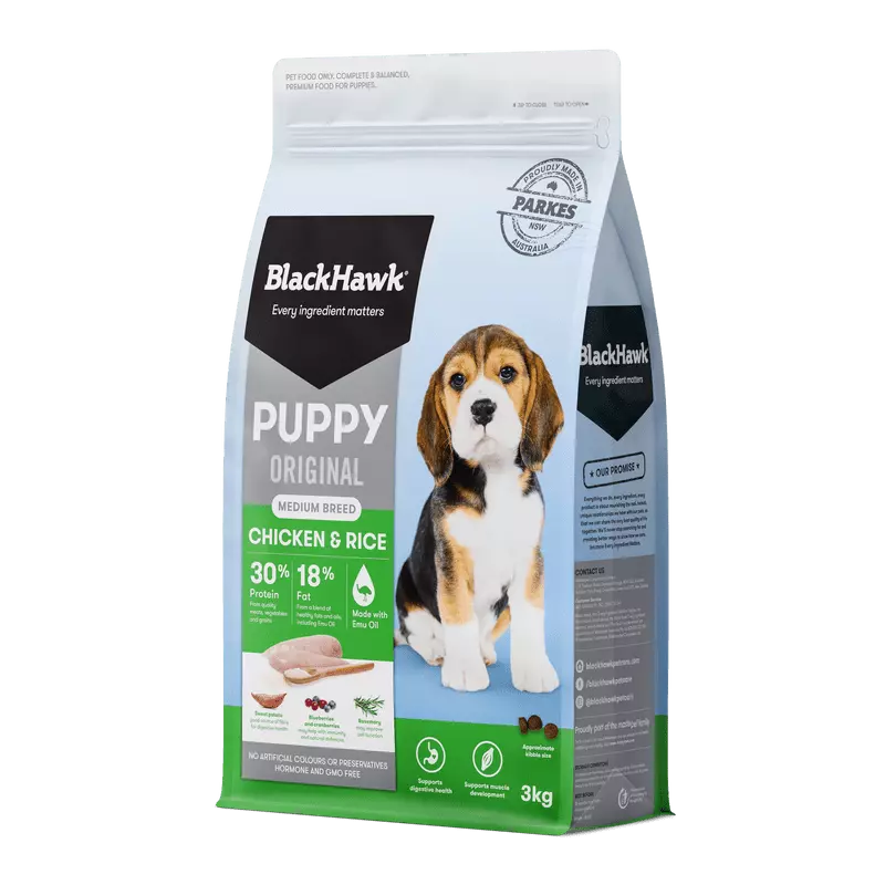 Blackhawk Puppy Med Chicken/Rice 3kg **