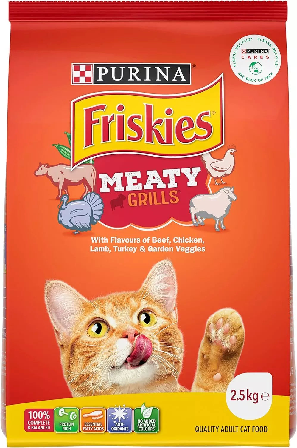 Purina Friskies Adt Meaty Grills 2.5kg**