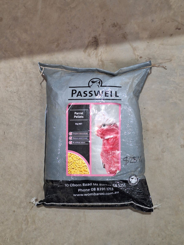 WFP Passwell Parrot Pellets 5kg *
