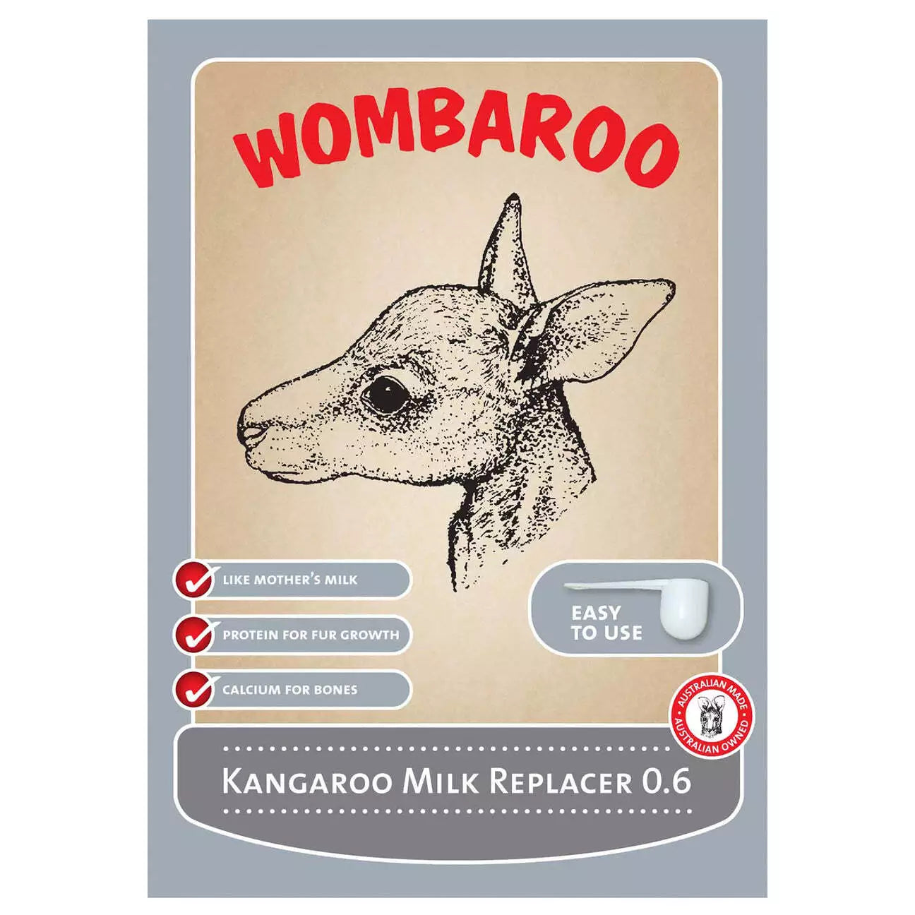 WFP Wombar Kangaroo Milk 0.6 1.1kg *