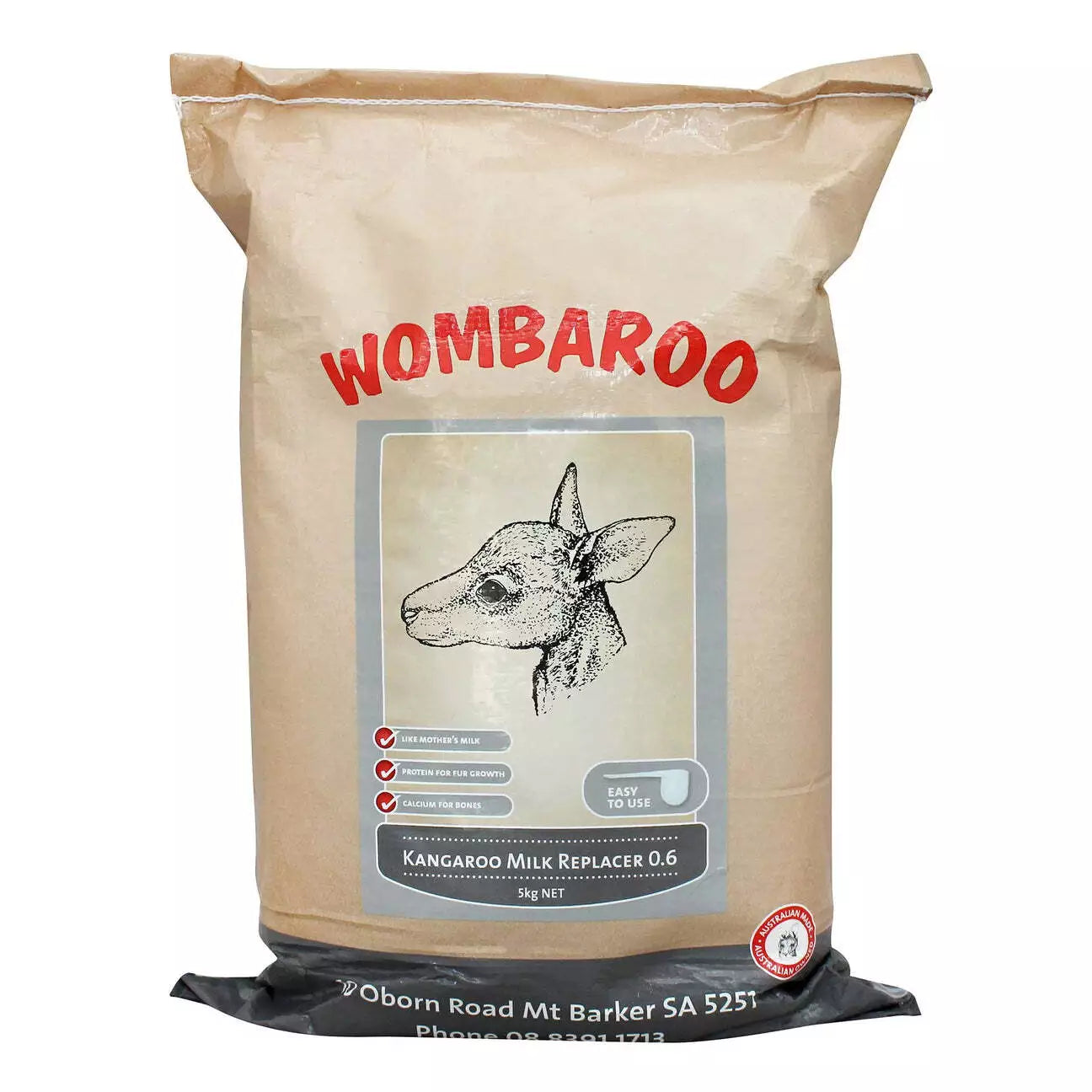 WFP Wombar Kangaroo Milk 0.6 5kg *
