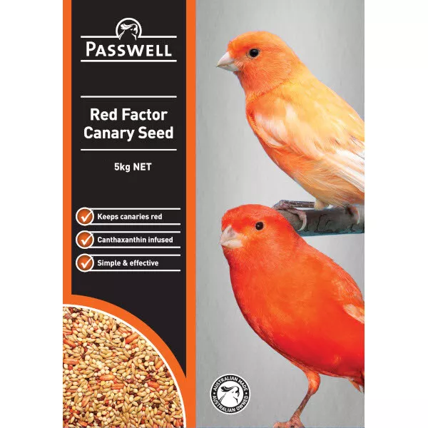 WFP Passwell Red Factor Canary Seed 5kg*