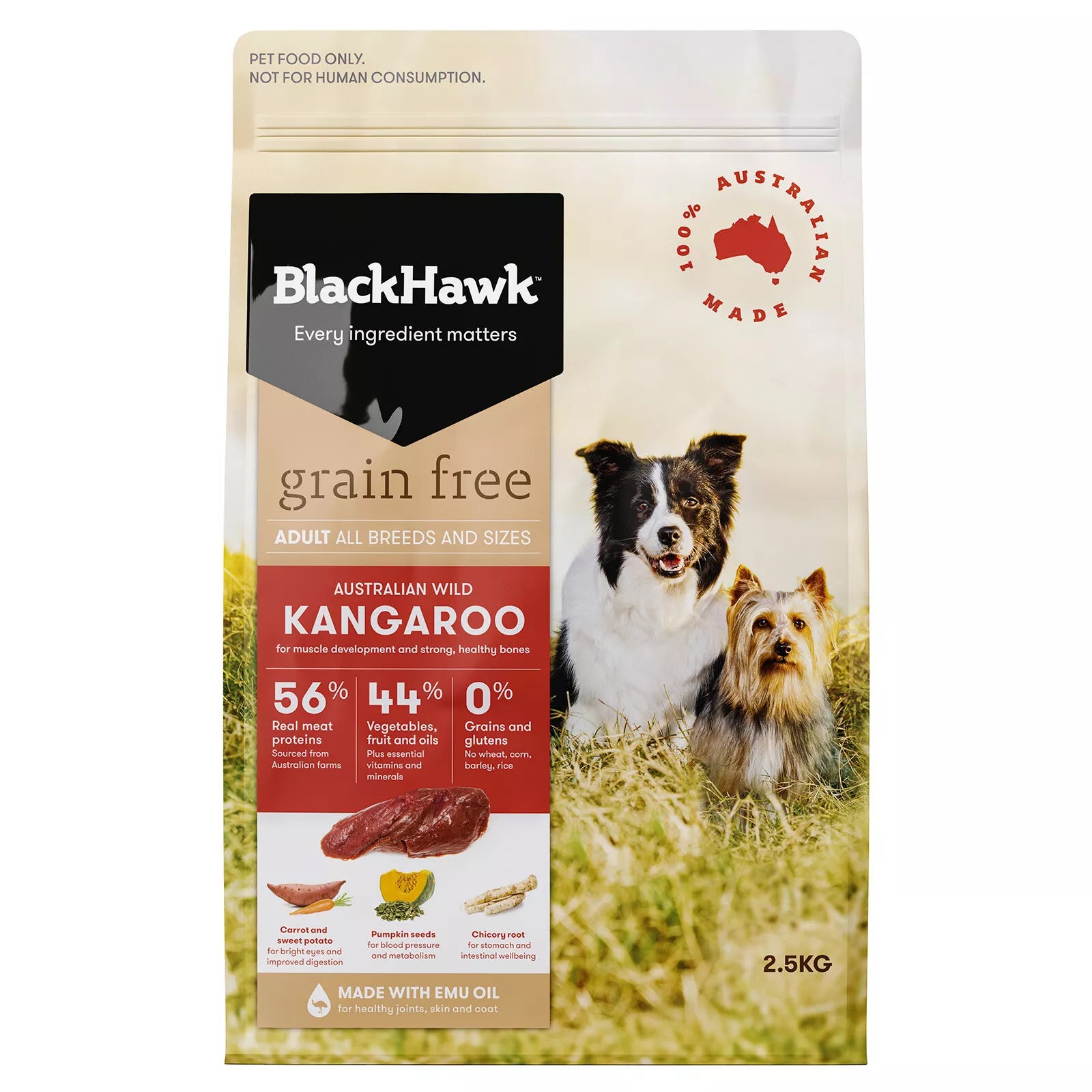 Blackhawk Grain Free Kangaroo 2.5kg **