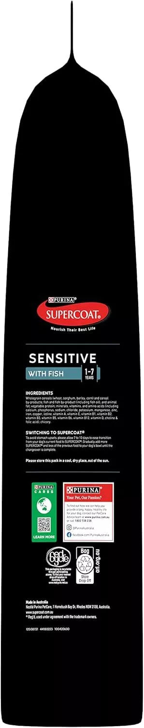 Supercoat Dog Adult Sensitive 2.6kg **