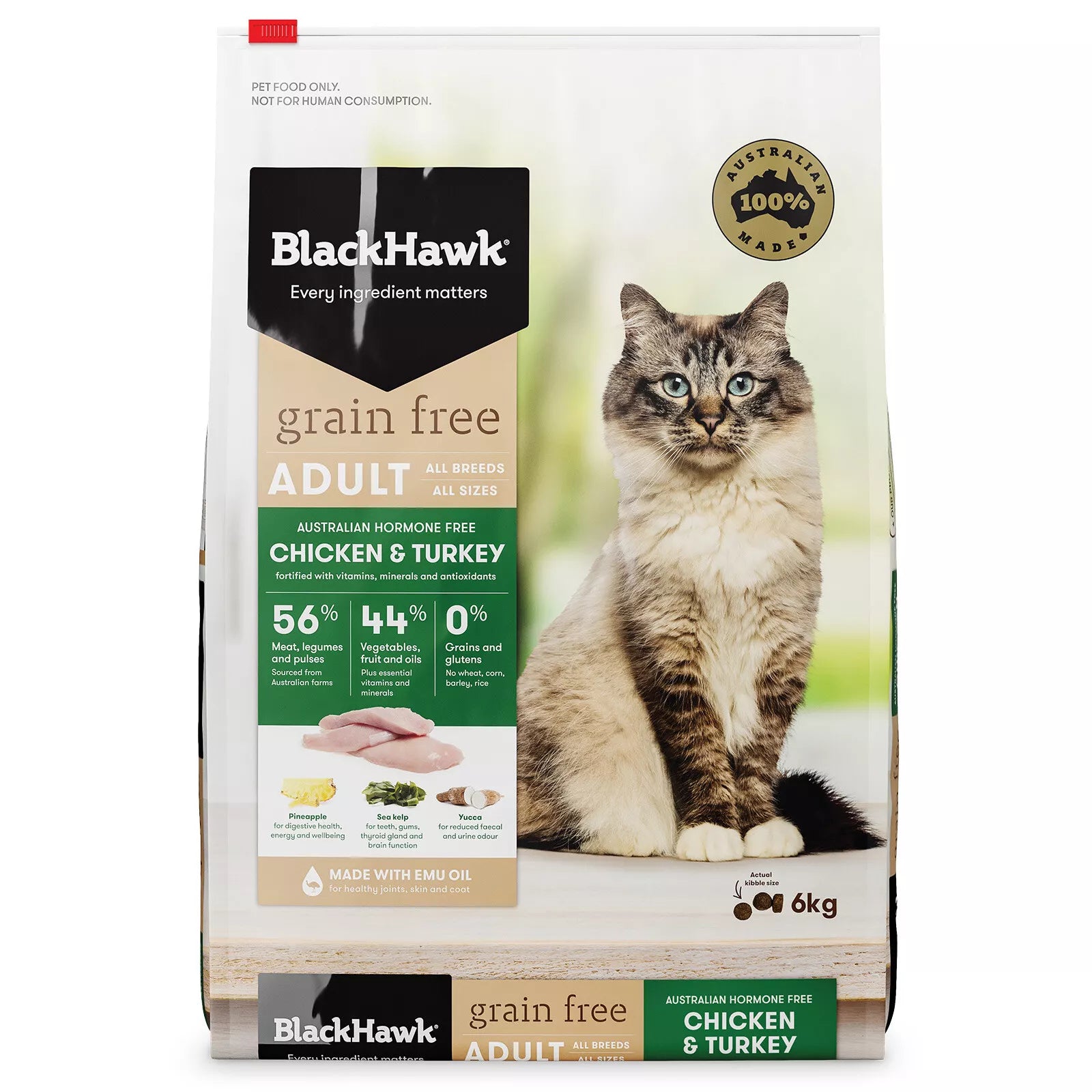 Blackhawk Cat Grn/Fr Chick/Turk 6kg **