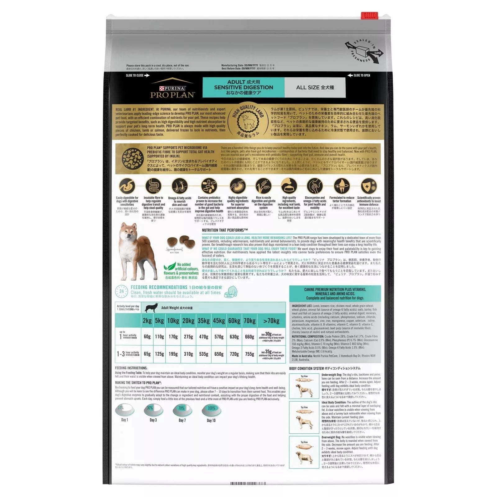 Pro Plan Sens Digest Allsize Adt 12kg ##