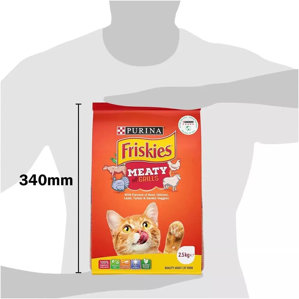 Purina Friskies Adult Meaty Grills 1kg**