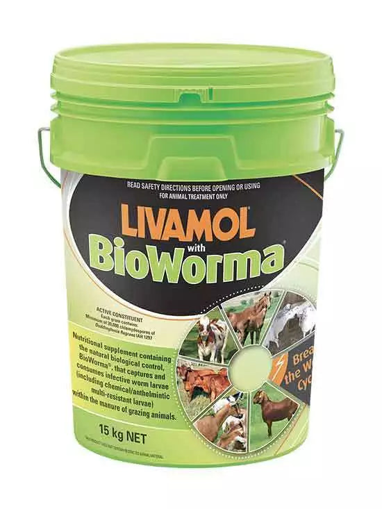 IAH Livamol with BioWorma 15kgs Pail **