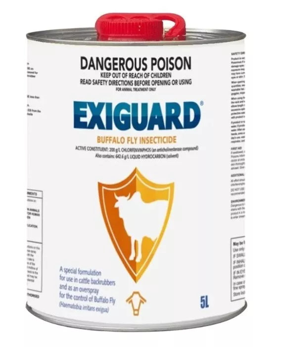 HRC Exiguard 5ltr Buffalo Fly Insect **