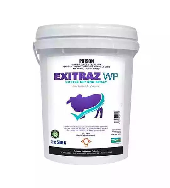 HRC Exitraz WP Cattle Dip/Spray 5x500gm*