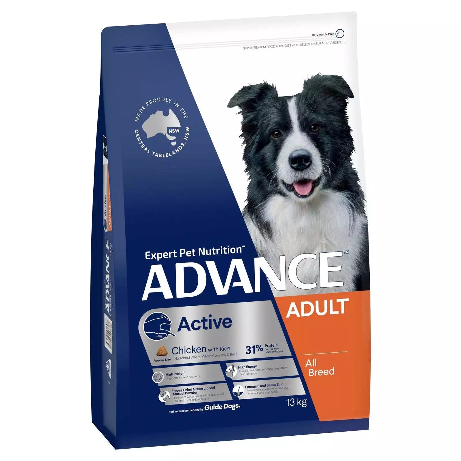 Adv Dog Adt All Brd Active Ckn&R 13kg **