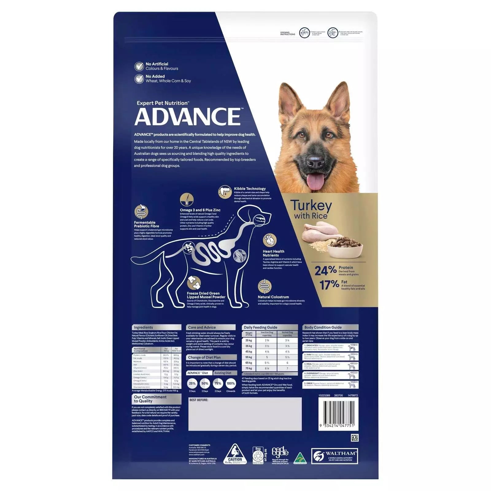 Adv Dog Adt Shepherd 13kg **