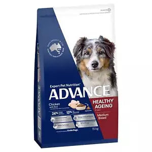 Adv Dog Med Brd Health Age Ckn&R 15kg **