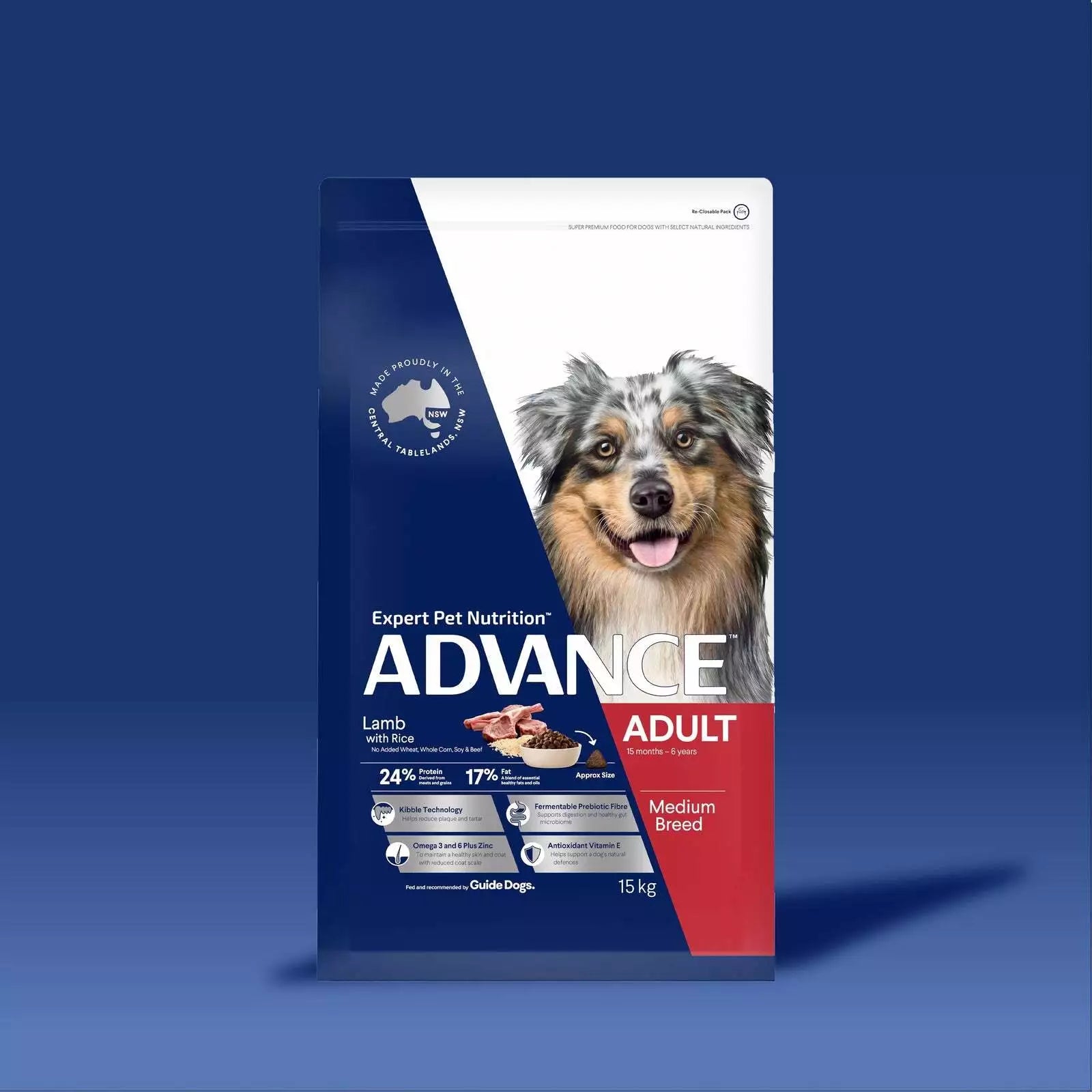 Adv Dog Adt Med Brd Lb&R 20kg **