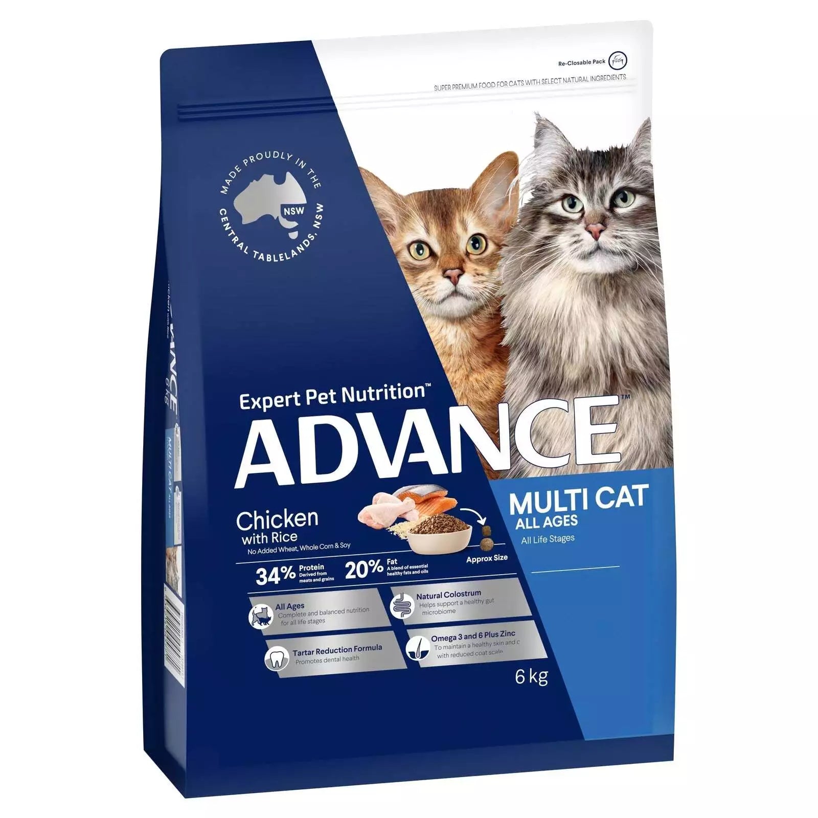 Adv Multi Cat All Ages Ckn&Smn 6kg **