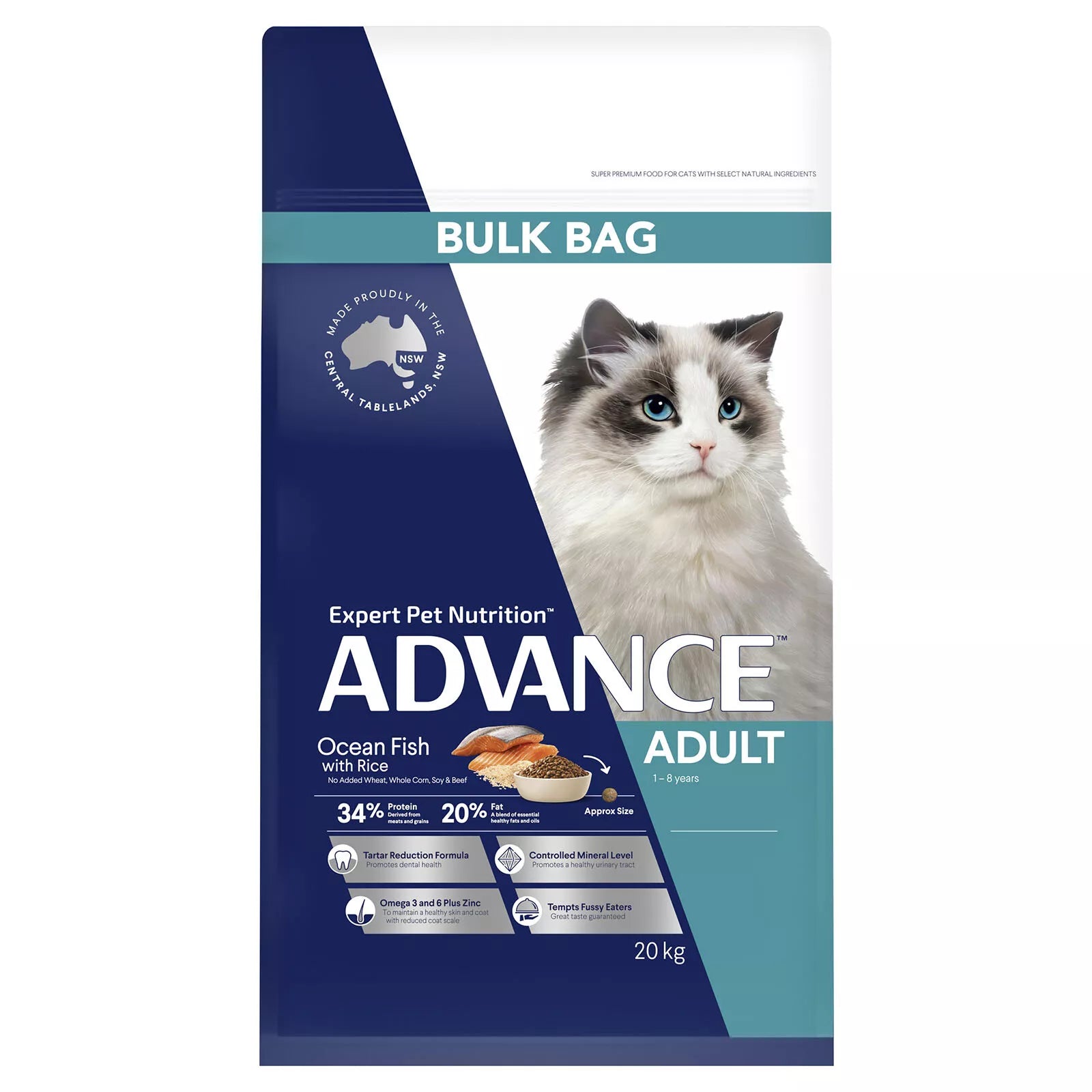 Adv Cat Adt Ocean Fish&R 20kg **