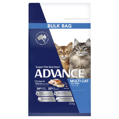 Adv Multi Cat All Ages Ckn&Smn 20kg **