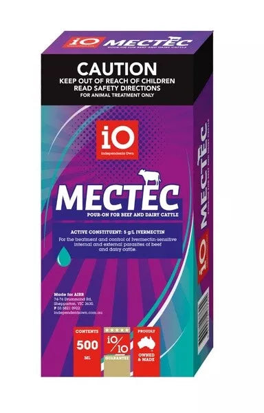 iO Mectec Cattle Pour On 500mls **