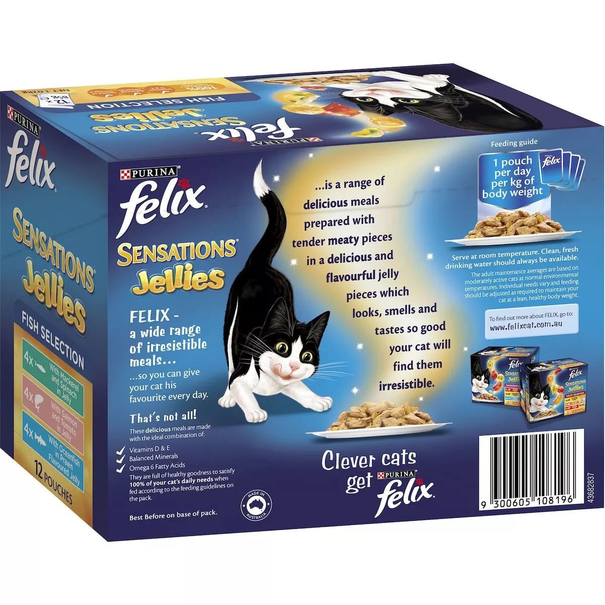 FELIX SENSATIONS Fishy Sicn 12x85g **