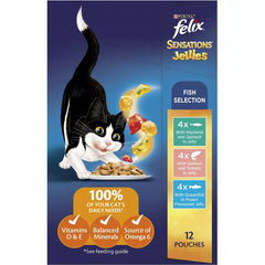 FELIX SENSATIONS Fishy Sicn 12x85g **