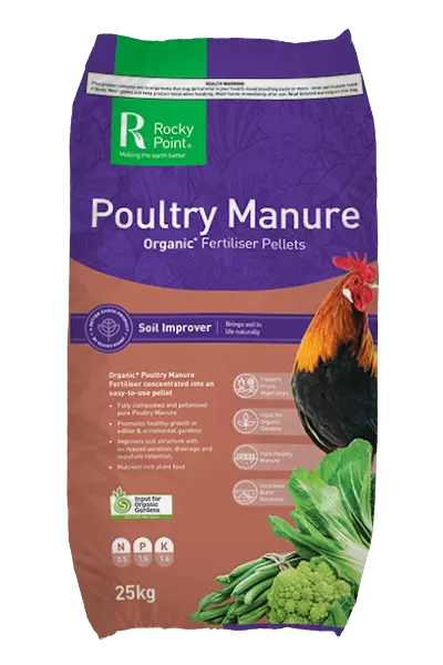 Rocky Point Poultry Manure 25kg Syd/Tam*