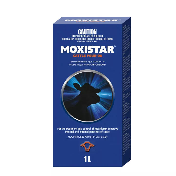 HRC Moxistar Cattle Pour On 1ltr **