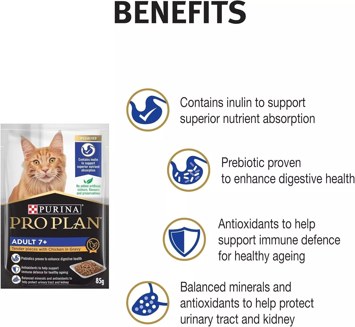 Pro Plan Senior 7+ Cat Chicken 12x85g **