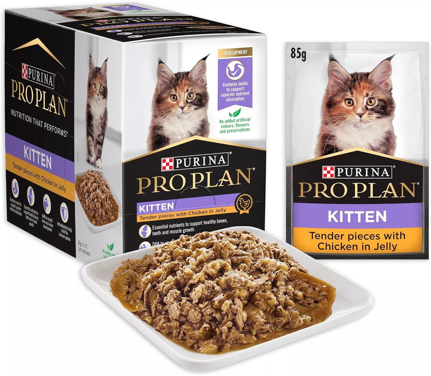 Pro Plan Kitten Chicken 12x85g **