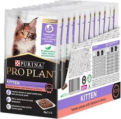 Pro Plan Kitten Salmon 12x85g **