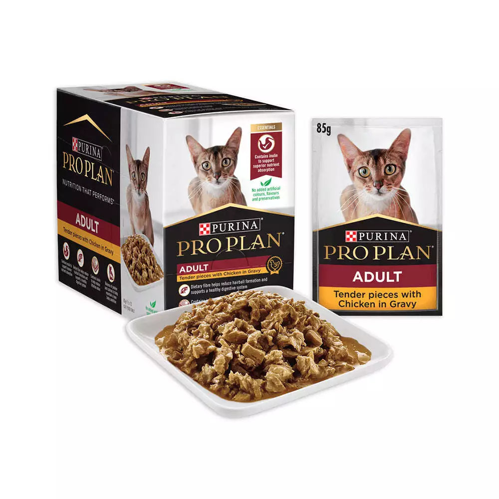 Pro Plan Adult Cat Chicken 12x85g **