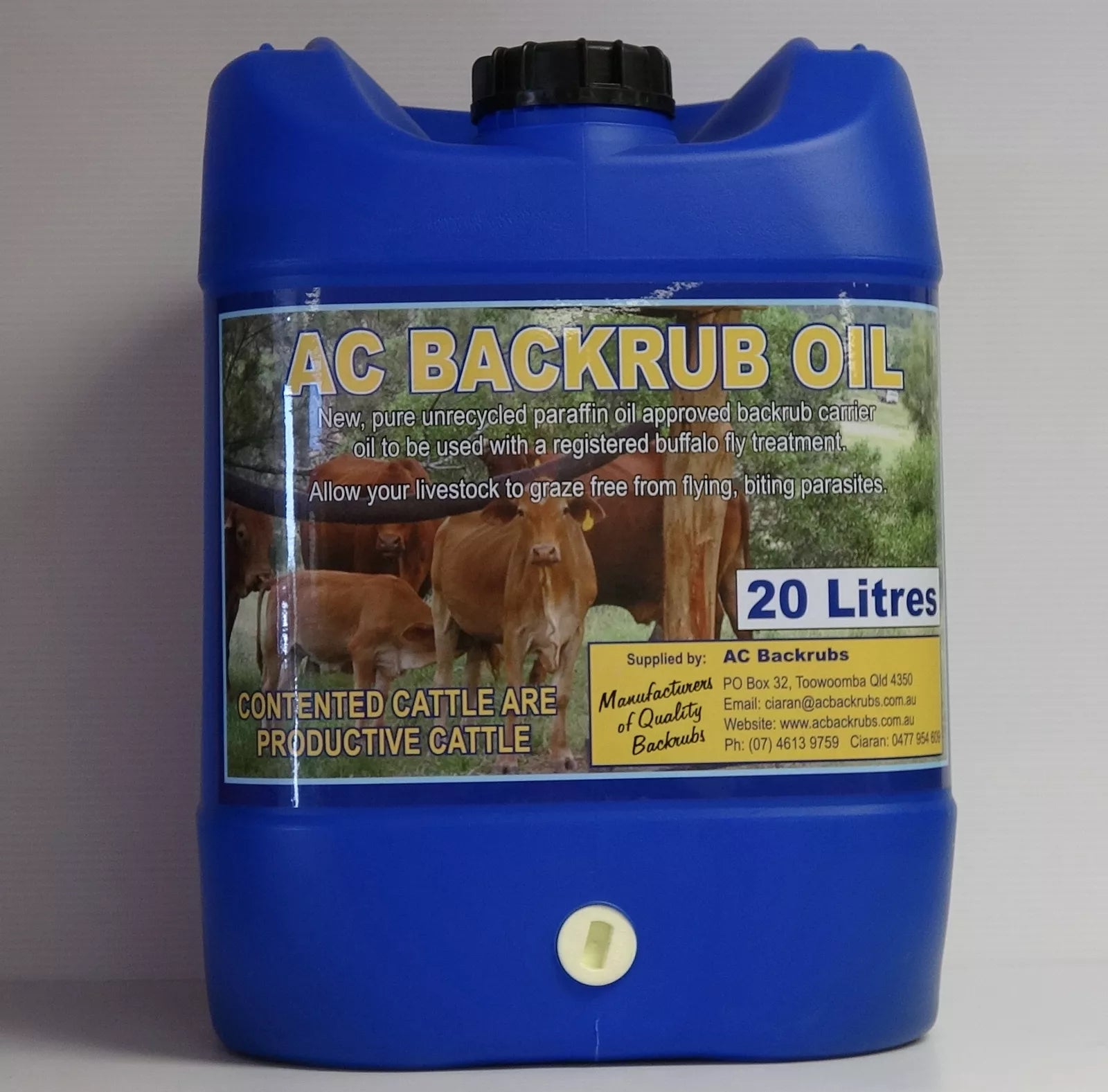 Backrub Carrier Oil 20lt **