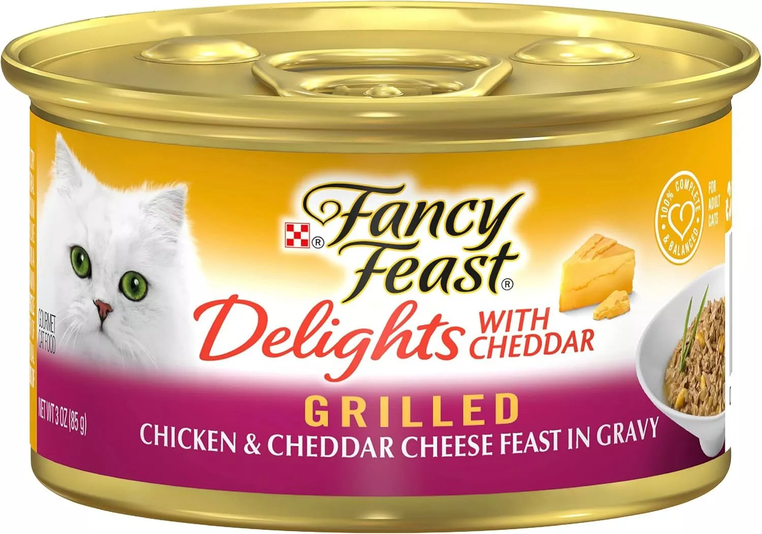 Nes F/Feast Cheddar Delight Gr 24x85gm**